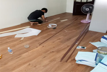 thi cong san go don gian