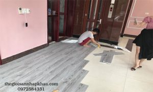 sàn nhựa keo dính giá rẻ tại hải phòng