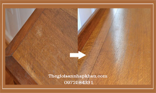 Mặt sàn sử dụng dầu dưỡng gỗ protego