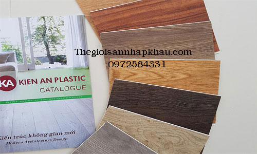 Bảng màu của sàn nhựa hèm khóa Ecoflow