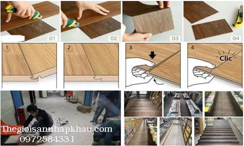 Hướng dẫn thi công sàn nhựa hèm khóa tại Hưng Yên