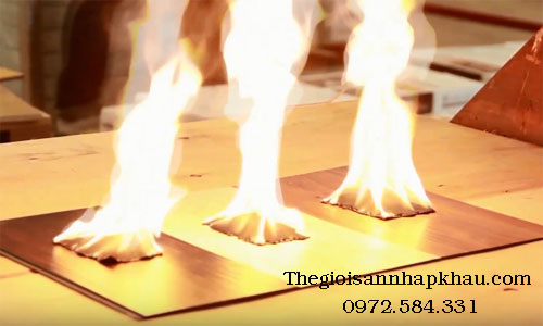Sàn nhựa vân gỗ chịu được nhiệt độ cao