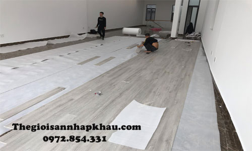 Sàn nhựa hèm khóa bảo hành 15 năm