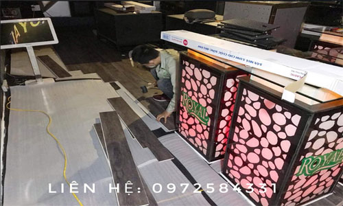 Thi công sàn nhựa giá rẻ tại Hải Phòng
