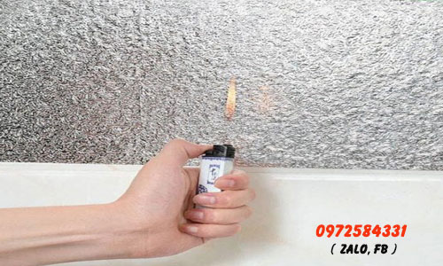 kha nang chong chay cua giay dan bep