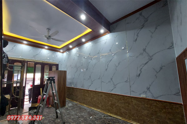 thi cong nhua op tuong van da pvc protect tai phuong luu van my hai phong