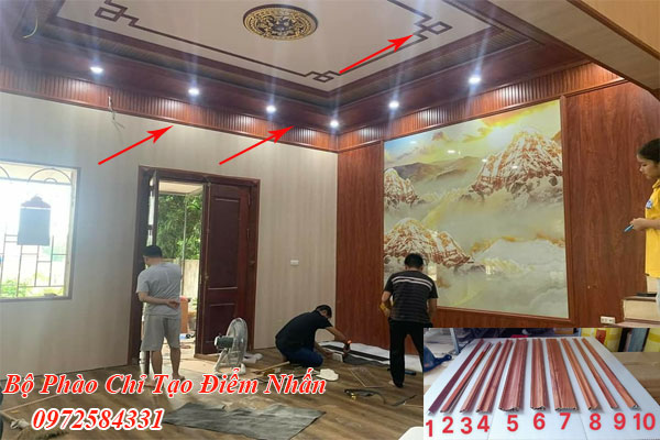 bo phao chi tao diem nhan cho nhua op tuong pvc