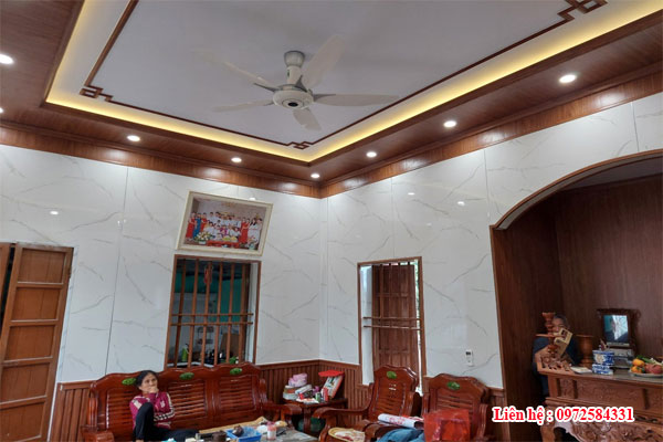 tran nhua nano 2 cap ket hop nhua óp tuong van da pvc tai kien thuy hai phong