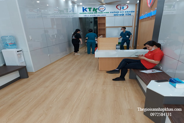 lap dat san nhua hem khoa cho phong kham da khoa tai tran nguyen han hai phong